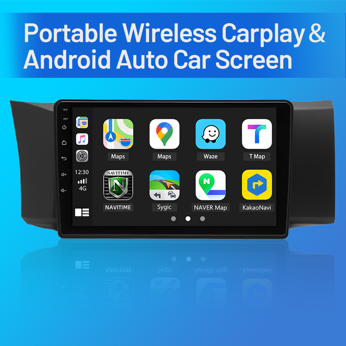 CarpartsX Applicable to 12-16 Subaru BRZ (left peptide) Android 13 car navigation 9 inches built-in Carplay + Android auto / 2 + 32G + short license plate