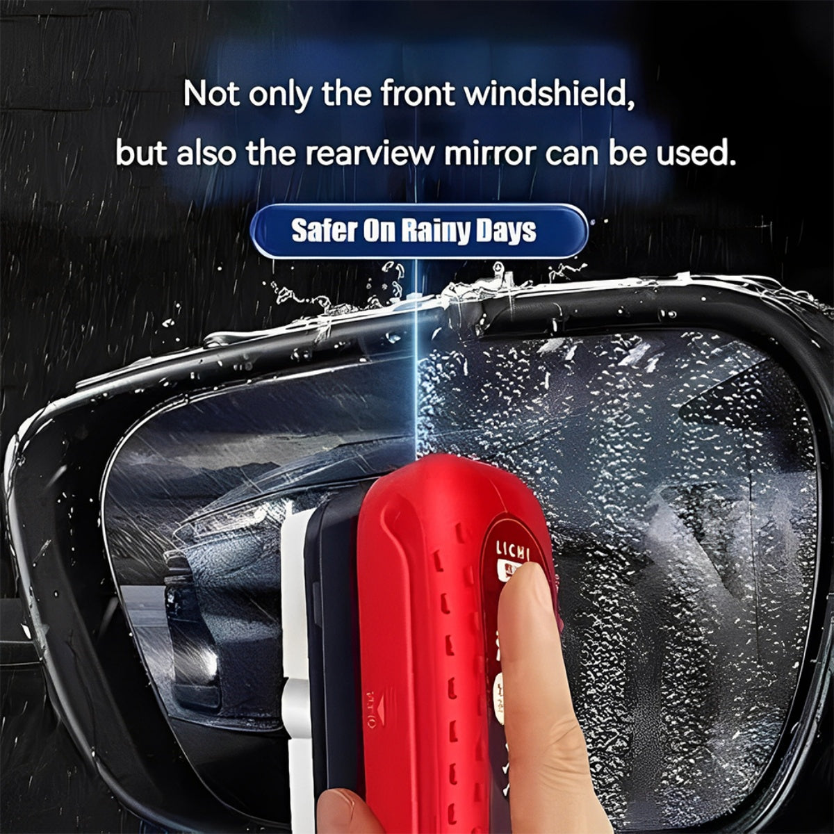 CarpartsX 120ml Automotive Glass Cleaner, Oil Film Remover with Reusable Brush, Anti-Fog & Water-Repellent for Car Windshield & Windows