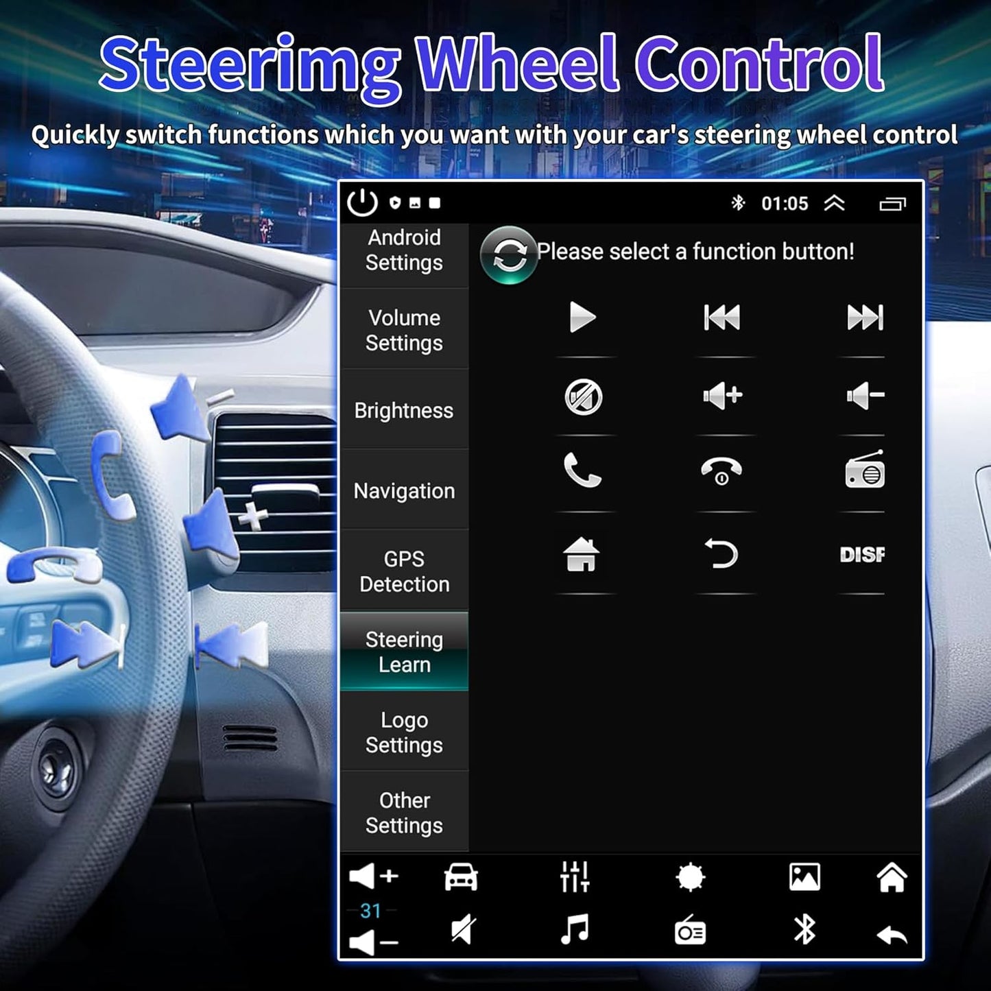 CarpartsX Ford F150 2009-2014 Android 13 Car Stereo Upgrade - 9.7" Wireless CarPlay, Android Auto, GPS Navigation, Bluetooth, SWC, Backup Camera