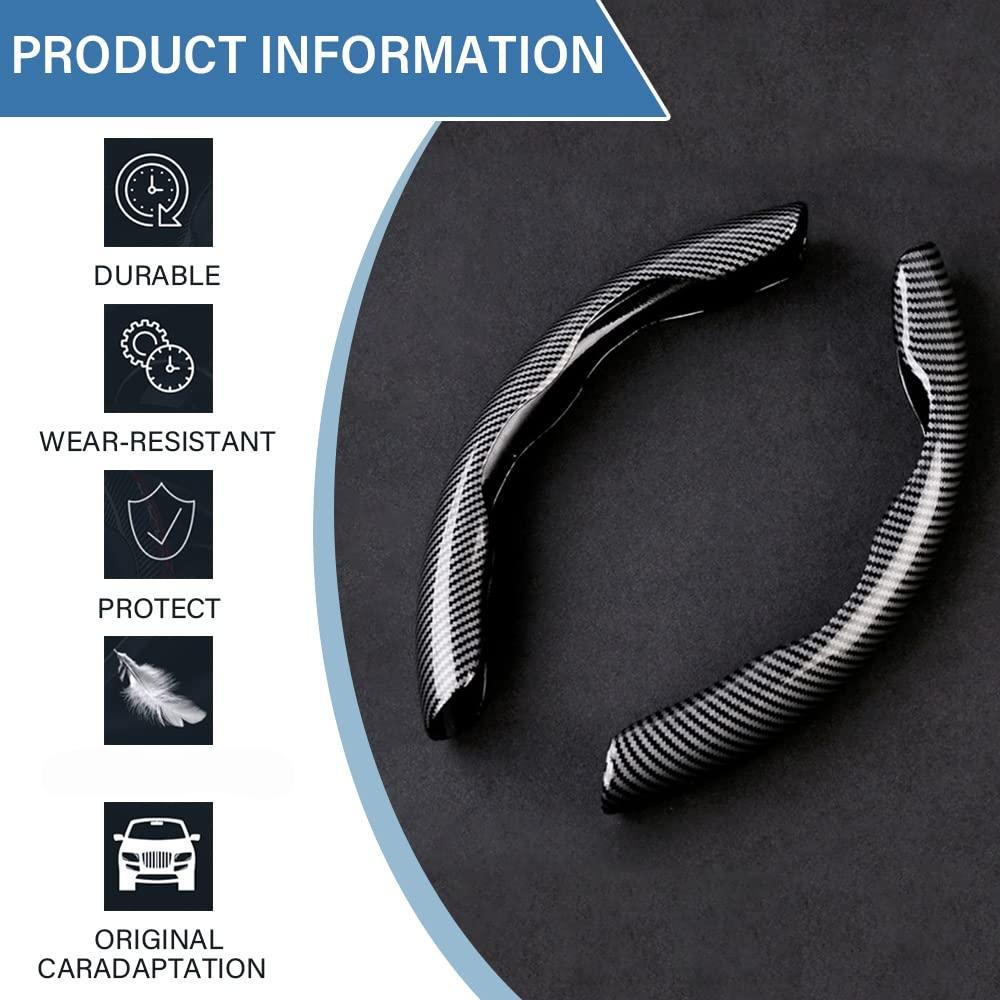 CarpartsX Universal Leather Steering Wheel Cover for Fall Gift, 1 Set Durable Non-slip Steering Wheel Protector, Car Interior Accessories, Fits 99% of Cars, Car Accessories, Gift for Girlfriend - CarpartsX universal automotive interior accessory