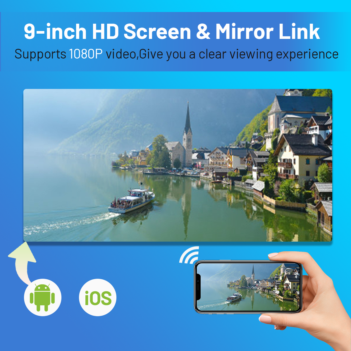 CarpartsX Applicable to 12-16 Subaru BRZ (left peptide) Android 13 car navigation 9 inches built-in Carplay + Android auto / 2 + 32G + short license plate