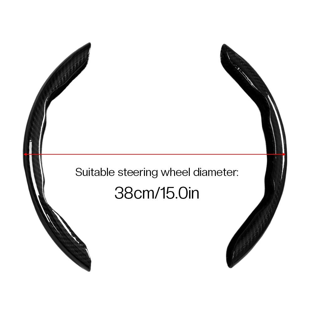 CarpartsX Universal Leather Steering Wheel Cover for Fall Gift, 1 Set Durable Non-slip Steering Wheel Protector, Car Interior Accessories, Fits 99% of Cars, Car Accessories, Gift for Girlfriend - CarpartsX universal automotive interior accessory