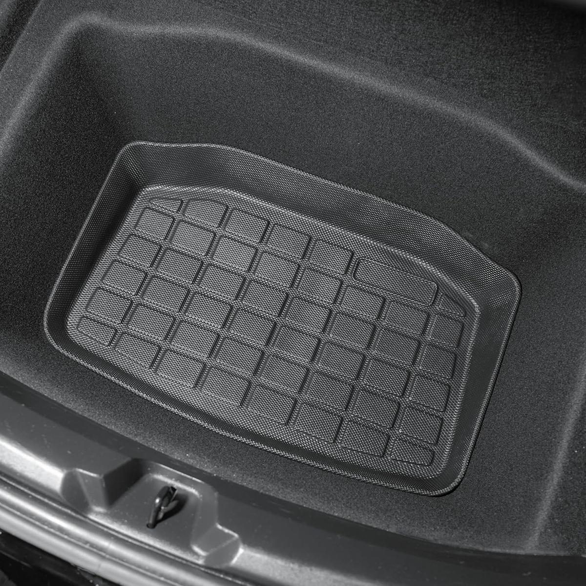CarpartsX Premium 2021-2023 Tesla Model 3 Floor Mats 6-Piece Set | Extra-Thick TPE All-Weather Liners | Custom Fit, Pet & Child-Friendly Protection