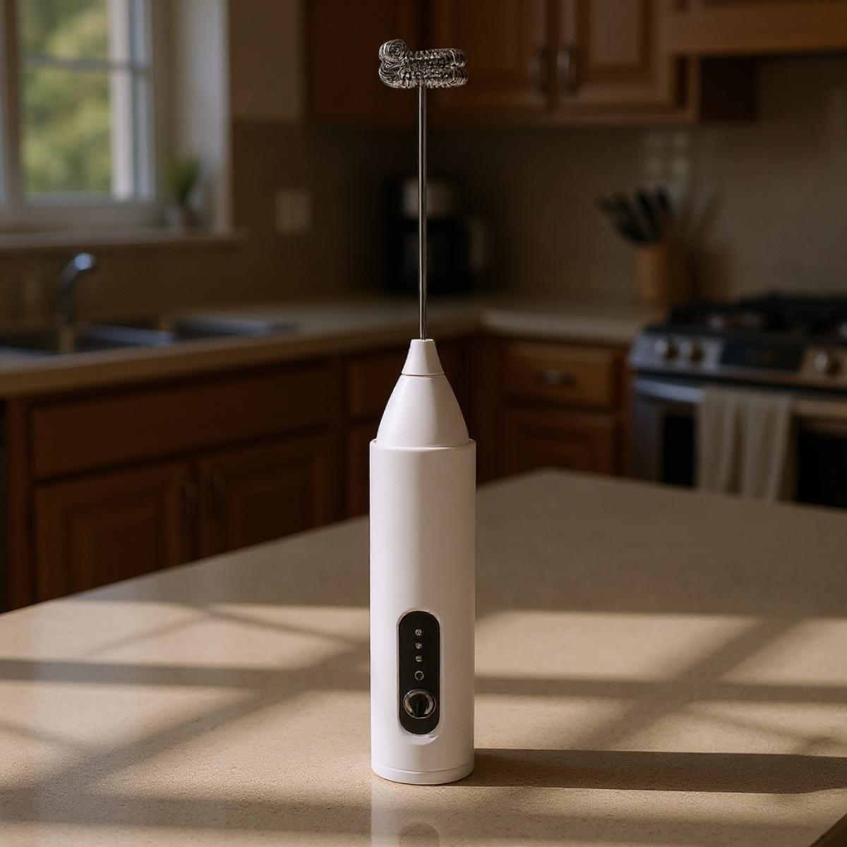 CarpartsX Electric Milk Frother Handheld with 3-Speed Adjustable Whisk, Portable Wireless Foam Maker for Hot & Cold Drinks, Fast Frothing