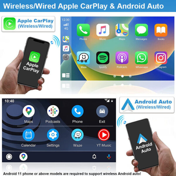 CarpartsX Android 14 Car Stereo For Chrysler Town & Country 1990-2000 Car Stereo Radio Android Touch Screen Carplay Multimedia Player 4+64GB