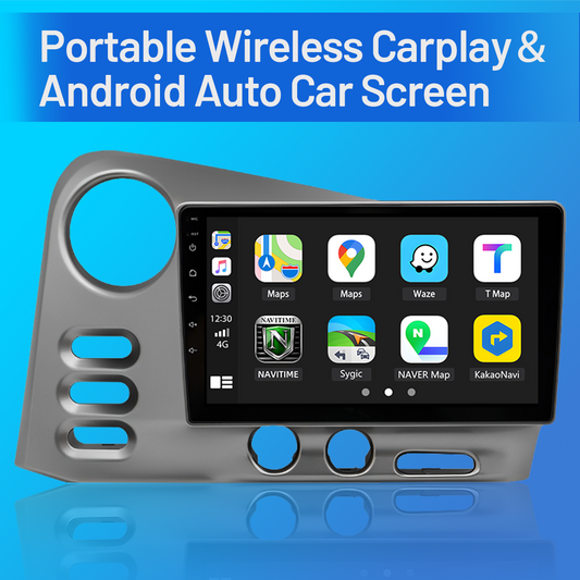 CarpartsX 2003-2004 Toyota MATRIX Android 13 Car Navigation 9-inch Built-in CarPlay + Android Auto/2+32GB + AHD Camera + Microphone