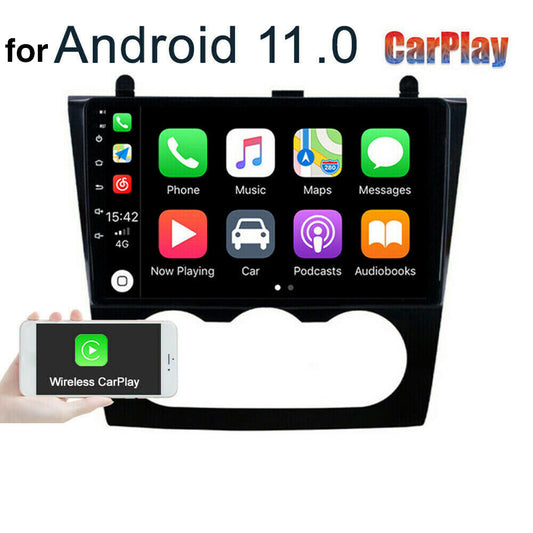 CarpartsX for Nissan Altima 2008-2012 Android 13 Car Stereo with Wireless CarplayAndroid Auto WiFi GPS Navigation Radio Player HD Touchscreen Audio WiFi Backup Camera Multimedia Head Unit(Manual AC)