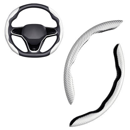 CarpartsX Universal Leather Steering Wheel Cover for Fall Gift, 1 Set Durable Non-slip Steering Wheel Protector, Car Interior Accessories, Fits 99% of Cars, Car Accessories, Gift for Girlfriend - CarpartsX universal automotive interior accessory