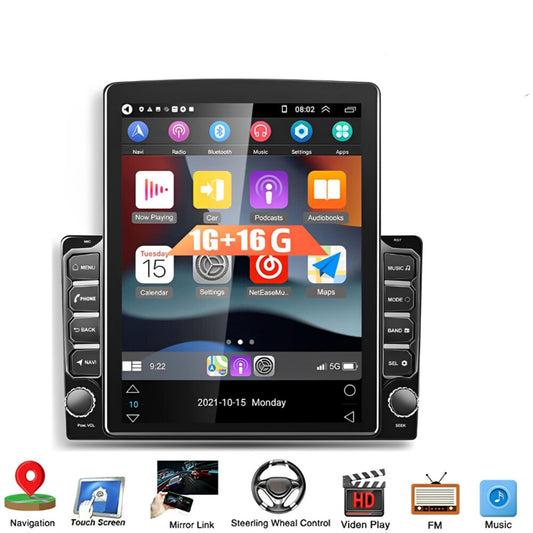 9.7" Double Din Car Stereo for Chevy Impala 2014–2020 – GPS Navigation, Wireless Apple CarPlay, Bluetooth, WiFi, SWC & Backup Camera Support