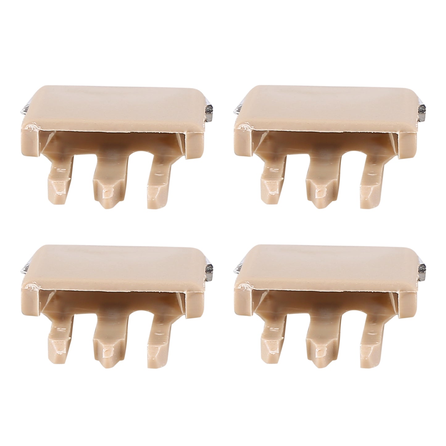 CarpartsX 4Pcs/Set Beige Auto Air Conditioning A/C Vent Blade Slice Clip Kit Compatible for Toyota Corolla
