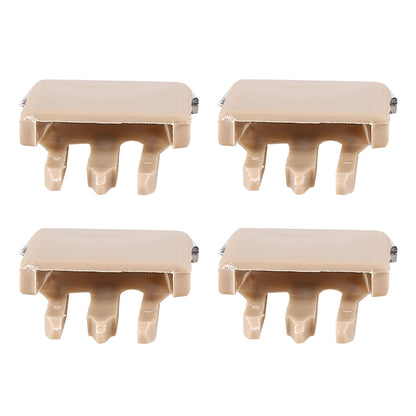 CarpartsX 4Pcs/Set Beige Auto Air Conditioning A/C Vent Blade Slice Clip Kit Compatible for Toyota Corolla