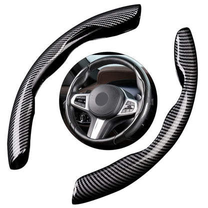 CarpartsX Universal Leather Steering Wheel Cover for Fall Gift, 1 Set Durable Non-slip Steering Wheel Protector, Car Interior Accessories, Fits 99% of Cars, Car Accessories, Gift for Girlfriend - CarpartsX universal automotive interior accessory