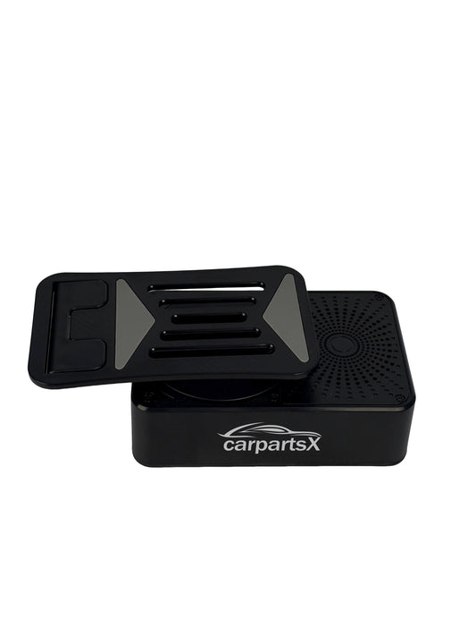 CarpartsX Cell Phone Holder 3 in 1 Bluetooth Smart Rotating Cell Phone Stand with Speaker Adjustable Phone Holder Longer Battery Life Charging Type-C Phone Stand for Women Men Gifts