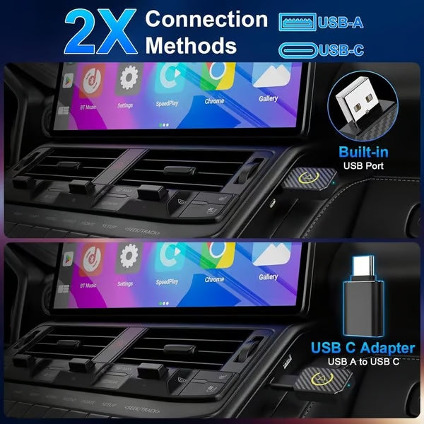 CarpartsX Mini Wireless CarPlay Adapter
