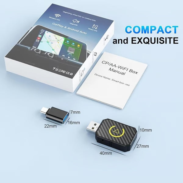 CarpartsX Mini Wireless CarPlay Adapter