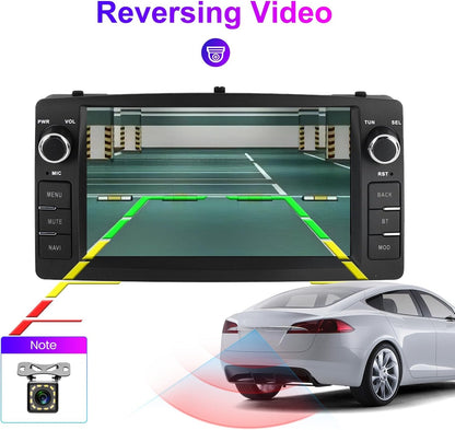 7" Android 13 Car Stereo for Toyota Corolla 2000-2006 – 4GB+64GB, Wireless CarPlay & Android Auto, GPS, Bluetooth, WiFi, FM, AHD Camera