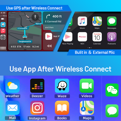 CarpartsX Android 13 Car Radio Stereo for Lexus IS250 IS300 IS200 IS220 IS350 2005-2012 Wireless CarPlay Android Auto GPS Navigation 10 inch Touch Screen Bluetooth WiFi Unit Back Camera