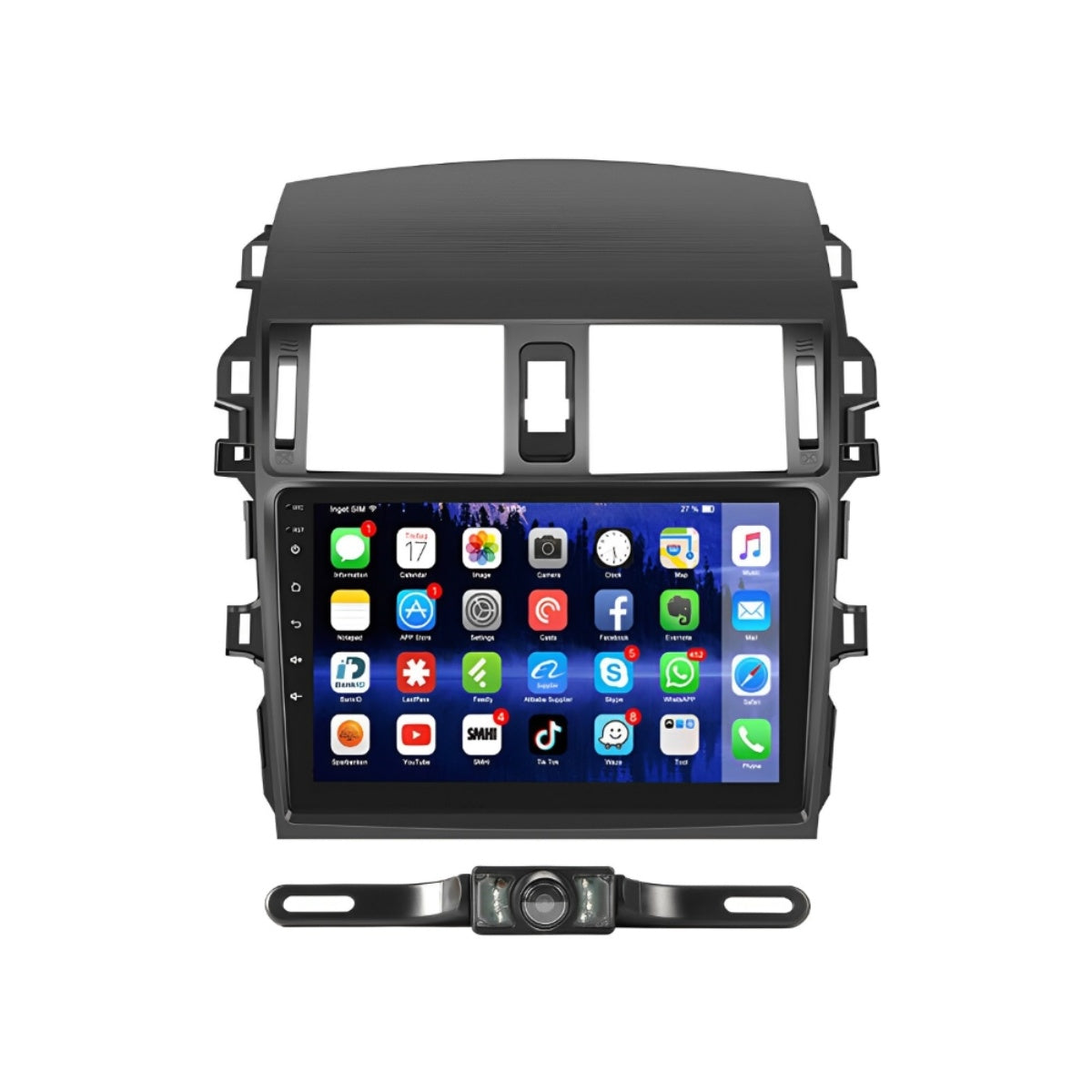 Upgrade your Corolla with a 9" Android 13 stereo featuring wireless CarPlay, Android Auto, GPS, Bluetooth & WiFi for a smarter drive.