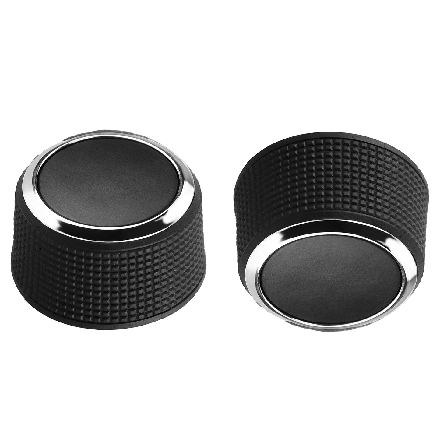 CarpartsX 2PCS Rear Audio Control Knobs Compatible with Escalade, Enclave, Tahoe, Chevrolet, GMC - Part# 22912547
