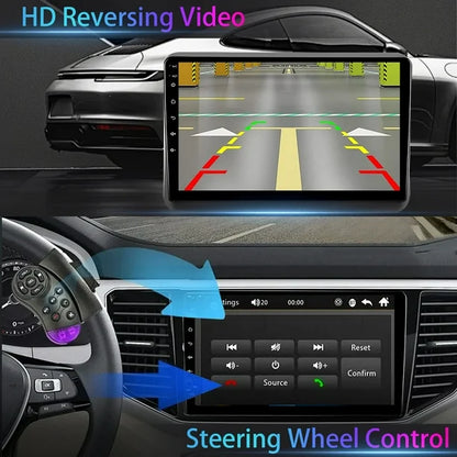 CarpartsX 9" Wireless Carplay Android Auto Car Radio for Chrysler 200 200C 200S 2015-2019 Android13 Stereo with Touch Screen Support SWC WiFi DSP Bluetooth 4+64G