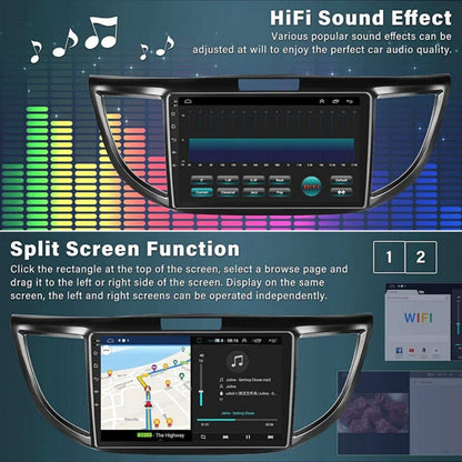 Upgrade your CR-V with a 10" Android 13 stereo featuring CarPlay, Android Auto, GPS navigation, Bluetooth, WiFi & FM/RDS for smarter driving.