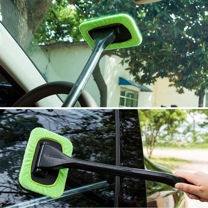 CarpartsX Car Windshield Cleaning Tool| Window Cleaning Kit With 180° Rotatable Head+ 5 Reusable Microfiber Pads|Auto Washing Brush for Car,Trucks, SUVs & Home Windows