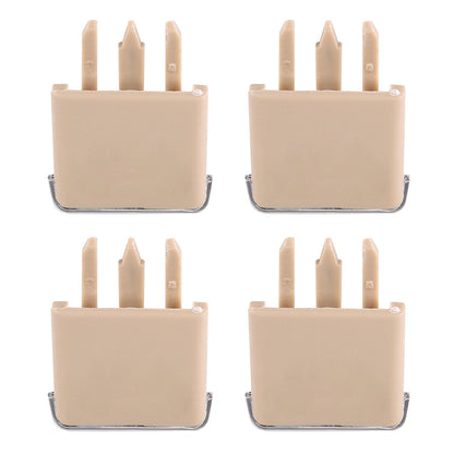 CarpartsX 4Pcs/Set Beige Auto Air Conditioning A/C Vent Blade Slice Clip Kit Compatible for Toyota Corolla