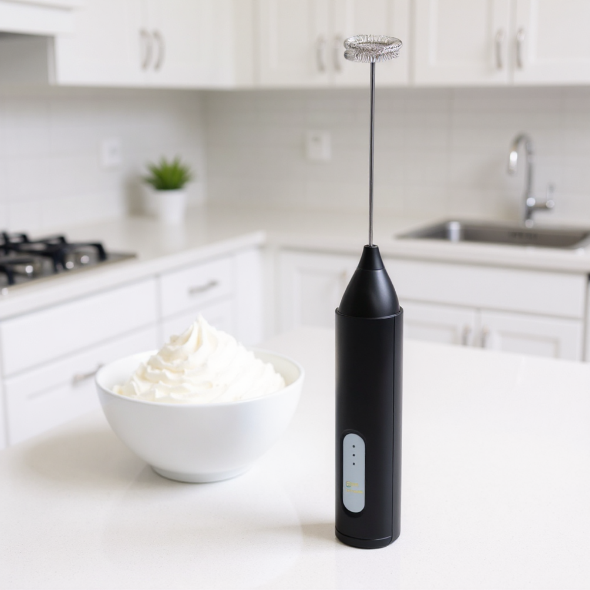 CarpartsX Electric Milk Frother Handheld with 3-Speed Adjustable Whisk, Portable Wireless Foam Maker for Hot & Cold Drinks, Fast Frothing