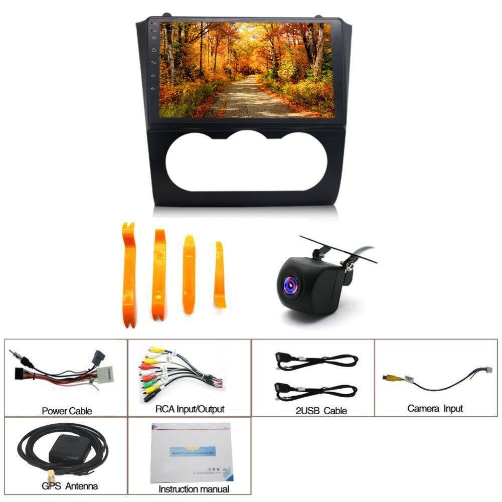 CarpartsX for Nissan Altima 2008-2012 Android 13 Car Stereo with Wireless CarplayAndroid Auto WiFi GPS Navigation Radio Player HD Touchscreen Audio WiFi Backup Camera Multimedia Head Unit(Manual AC)