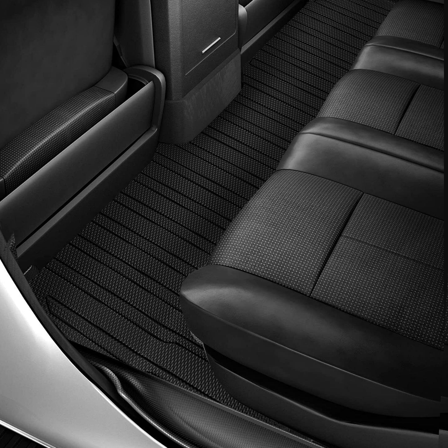 CarpartsX Foot Mat All Weather Rubber Car Floor Mats Compatible for 2020-2023 M-o-d-e-l 3