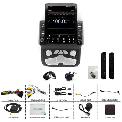 9.7" Android 13 Car Stereo for Ram 2013–2018 – 2GB+32GB, Wireless CarPlay & Android Auto, GPS, Bluetooth, WiFi, FM/RDS, SWC, AHD Camera