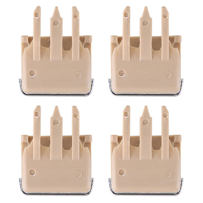 CarpartsX 4Pcs/Set Beige Auto Air Conditioning A/C Vent Blade Slice Clip Kit Compatible for Toyota Corolla