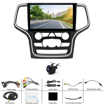 CarpartsX 10inch Car Stereo Radio GPS Navigation Compatible for GrandCherokee 2014-2022 Android 13
