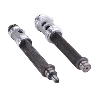 CarpartsX 2pcs Locking Torn Compensation Shaft Inlet and Exhaust Compatible for A3 A4 A6 Q3 Q5 TT Golf V Passat T5 06H198205A 06H198205C