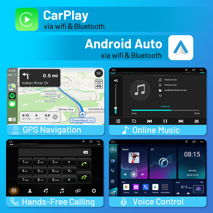 CarpartX 03-07 Honda Accord 7th Generation Android 13 Car Navigation 10 Inch Built-in Carplay + Android Auto / 2 + 32G + Four Light Camera