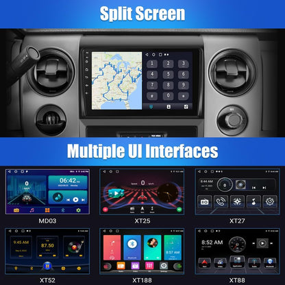 CarpartsX 9" Android 13 Car Stereo for Ford F150 (2009-2014) - Wireless CarPlay, Android Auto, GPS, DSP, Bluetooth, SWC, 4GB+64GB, AHD Camera&Mic