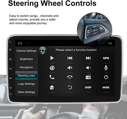 CarpartsX Android 13 Touch Scree Double 2DIN Rotatable Car Stereo Radio GPS WIFI BT