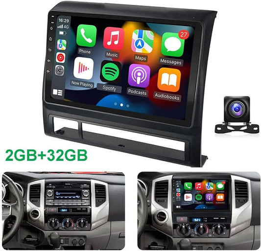 CarpartsX 2005-2013 Toyota Tacoma 9 Inch Wireless CarPlay & Android Auto Car Stereo