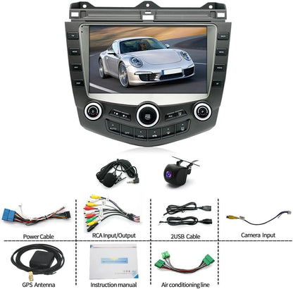 CarpartsX 9Inch Car Stereo Radio Car-play GPS Navi Compatible for Accord 2003-2007 Android 14