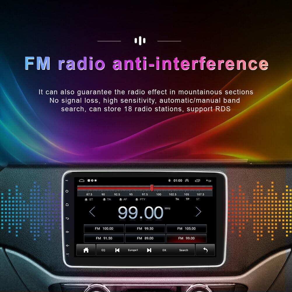 CarpartsX Android 13 Touch Scree Double 2DIN Rotatable Car Stereo Radio GPS WIFI BT