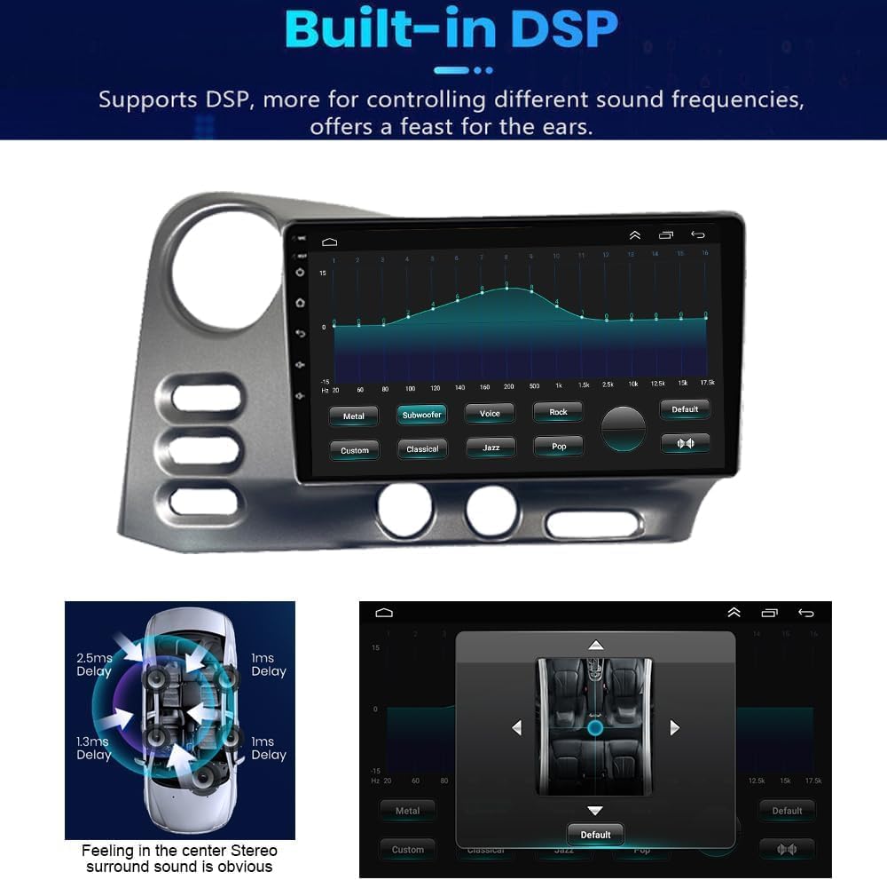 CarpartsX 4G+64G for Jeep Grand Cherokee 2004-2007 Android 13 Stereo Wireless Apple Carplay