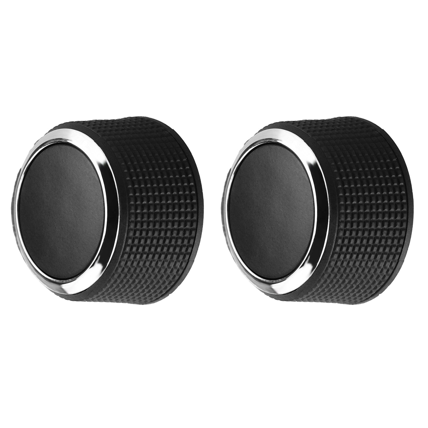 CarpartsX 2PCS Rear Audio Control Knobs Compatible with Escalade, Enclave, Tahoe, Chevrolet, GMC - Part# 22912547