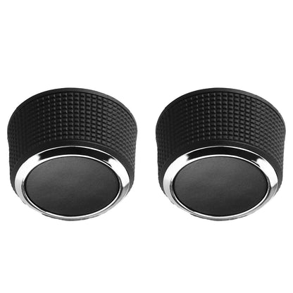 CarpartsX 2PCS Rear Audio Control Knobs Compatible with Escalade, Enclave, Tahoe, Chevrolet, GMC - Part# 22912547
