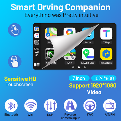 CarpartsX 10Inch Car Stereo Radio GPS Navigation 2+32G Compatible for Mustang 2010-2014 Android 13