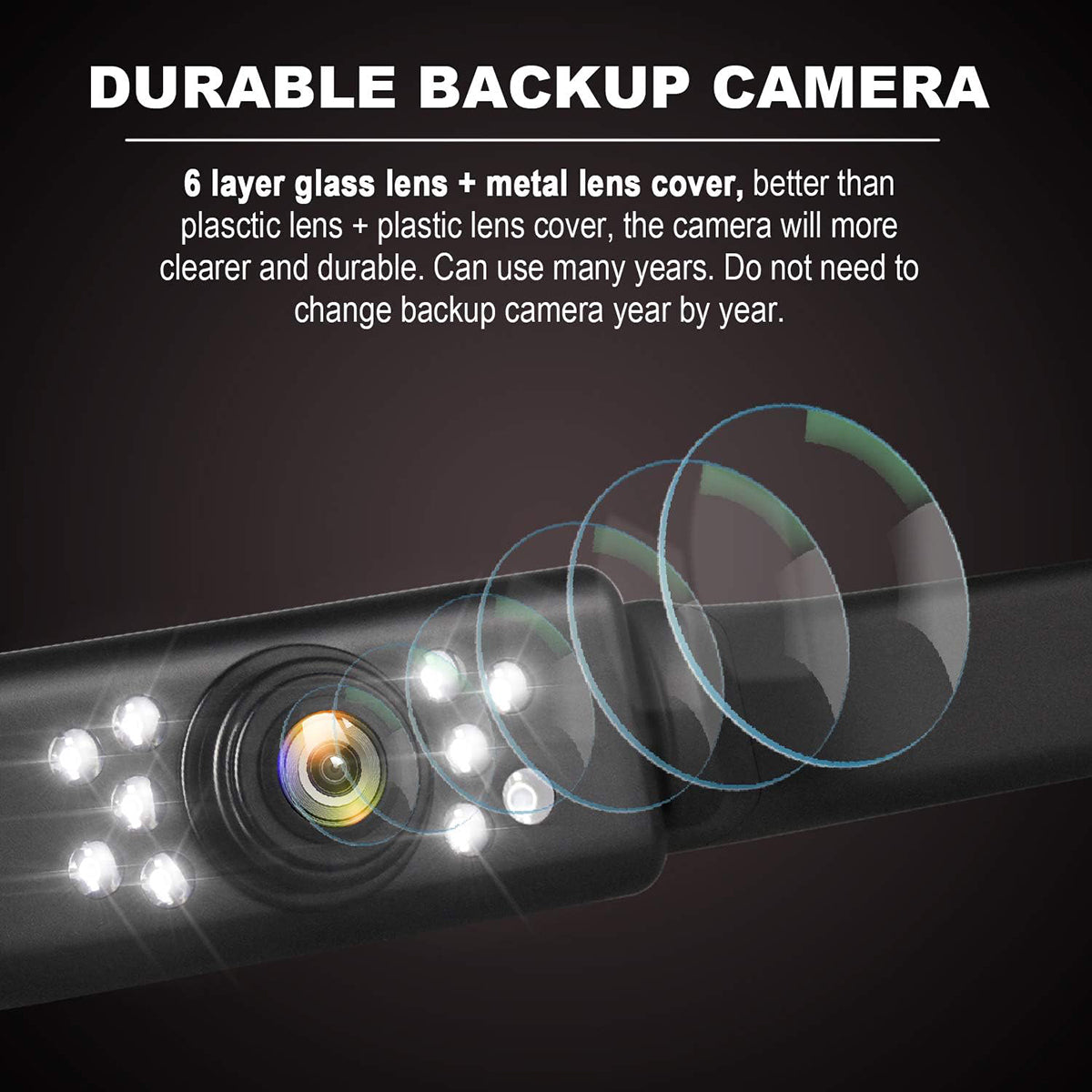 CarpartsX License Plate Backup Camera