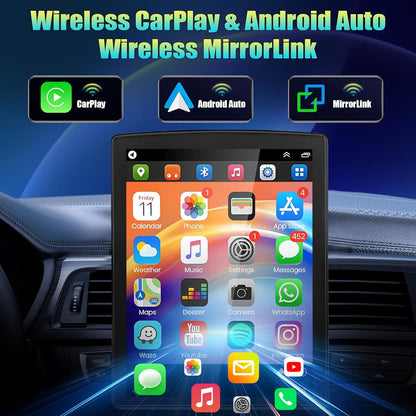 CarpartsX 9.7-inch Android 13 Car Stereo Radio GPS WiFi Carplay+Android Auto 2+32G Compatible for Escalade 2007-2014