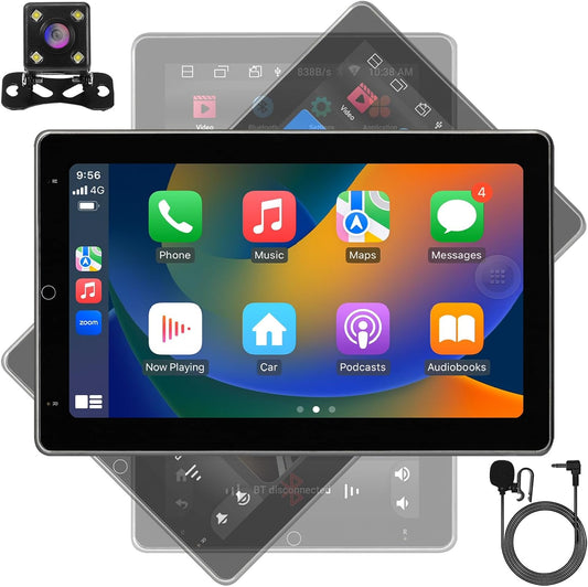 CarpartsX Android 13 Touch Scree Double 2DIN Rotatable Car Stereo Radio GPS WIFI BT