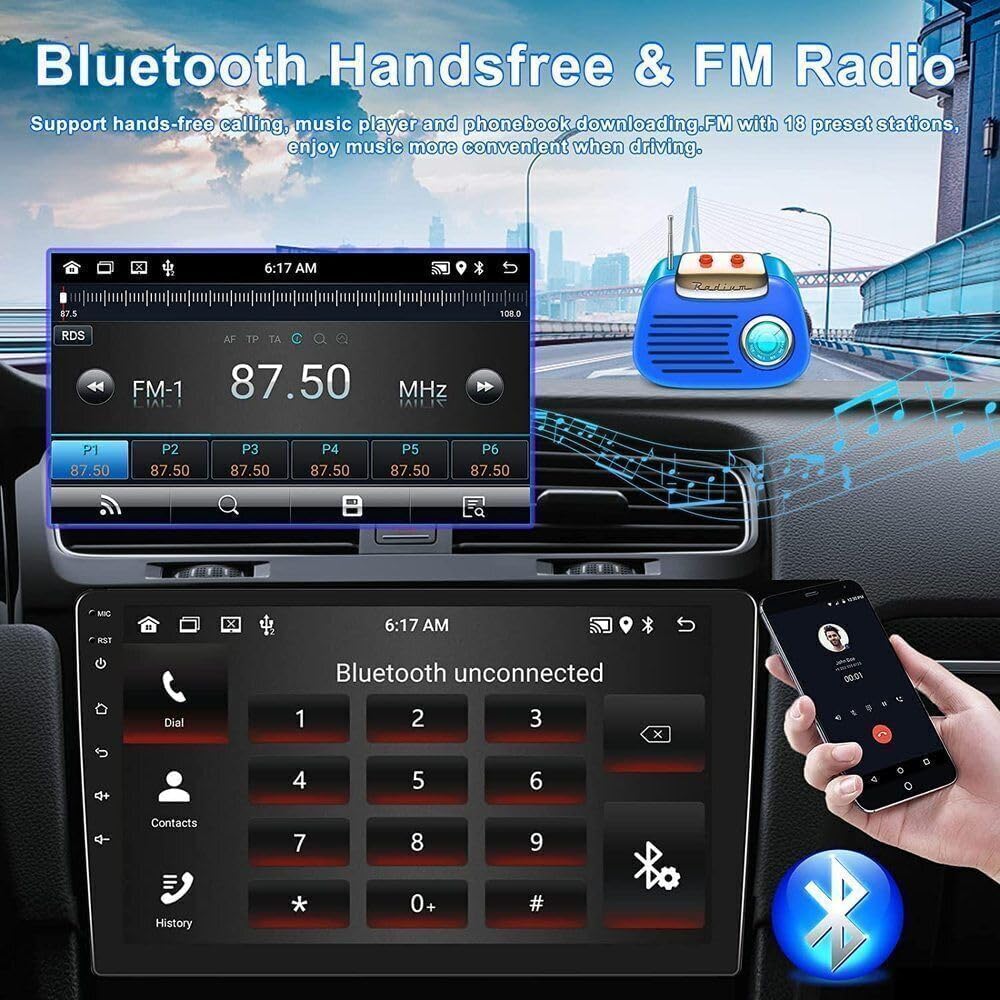 CarpartsX 10Inch Car Stereo Radio Car-play GPS Navi Compatible for Hyundai Creta ix25 2015-2019 Android 14