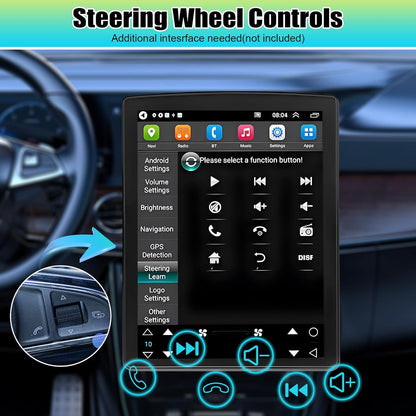 CarpartsX 9.7-inch Android 13 Car Stereo Radio GPS WiFi Carplay+Android Auto 2+32G Compatible for Escalade 2007-2014