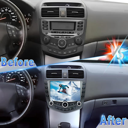 CarpartsX 9Inch Car Stereo Radio Car-play GPS Navi Compatible for Accord 2003-2007 Android 14